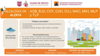 SE ACTIVA ALERTA NARANJA POR LLUVIAS FUERTES EN LA CAPITAL DEL PAÍS