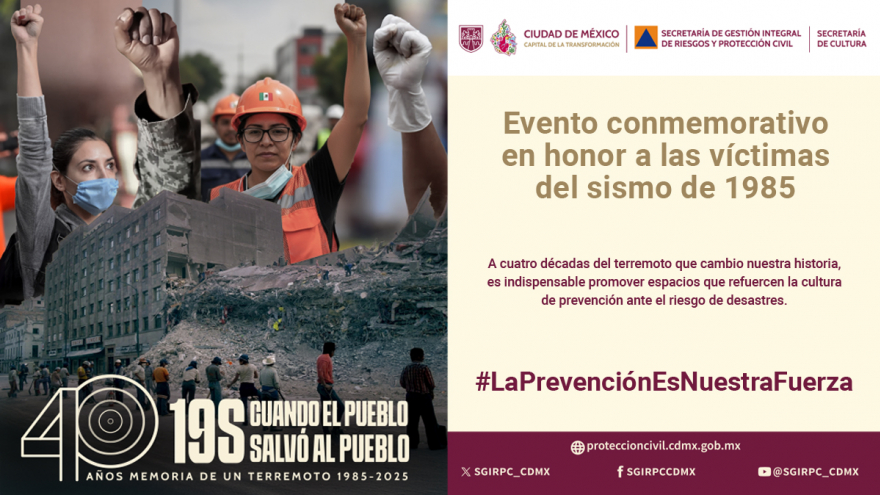 40 AÑOS: MEMORIA DE UN TERREMOTO 1985-2025